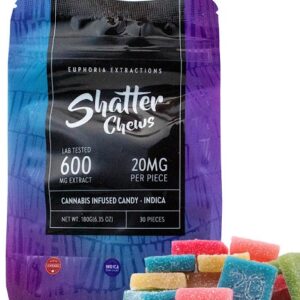 Euphoria Extractions Shatter Chews Party Pack 600mg