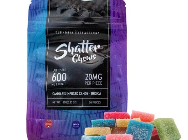 Euphoria Extractions Shatter Chews Party Pack 600mg