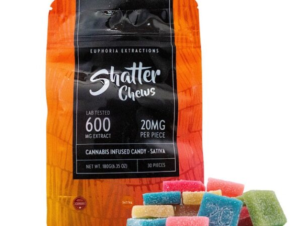 Euphoria Extractions Shatter Chews Party Pack 600mg - Image 2