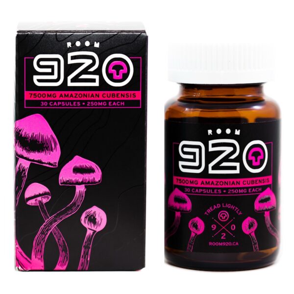 Room 920 Psilocybe Cubensis Capsules 7500mg