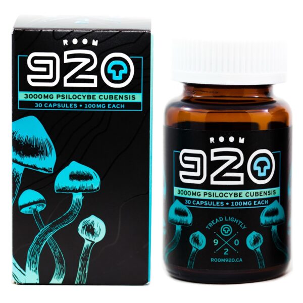 Room 920 Psilocybe Cubensis Capsules 3000mg