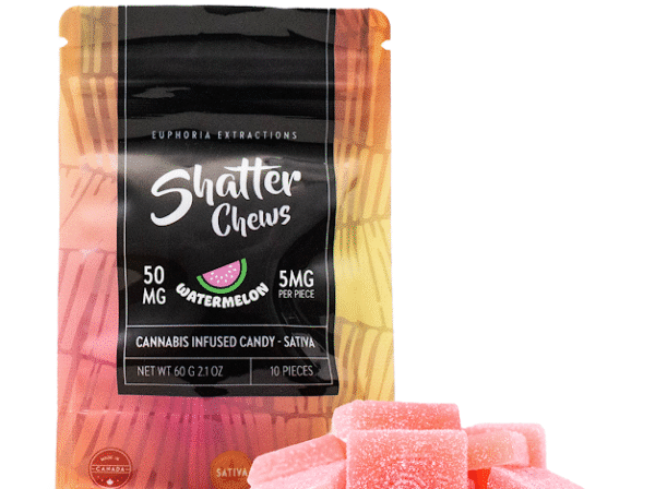 Euphoria Extractions Shatter Chews 5mg chews  10 pack - Image 2