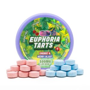 Euphoria Extractions Live Resin Tarts 500mg (20mg x 25 pieces)