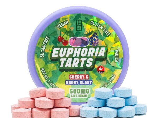 Euphoria Extractions Live Resin Tarts 500mg (20mg x 25 pieces)