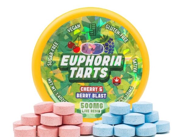 Euphoria Extractions Live Resin Tarts 500mg (20mg x 25 pieces) - Image 2
